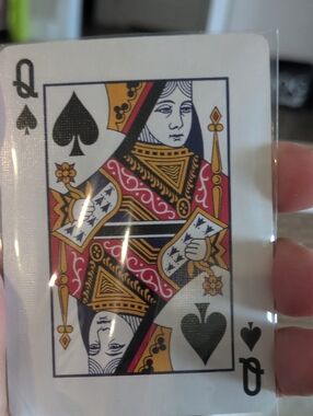 Coach Queen Spade  Playing Cards Set with Blue Kissing Cs